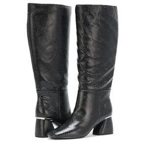 Elegant Black Knee-High Women's Boots